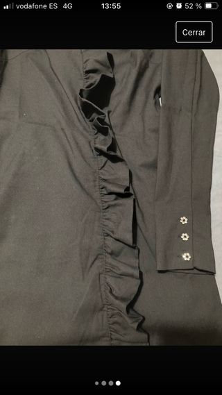 vestido negro Zara
