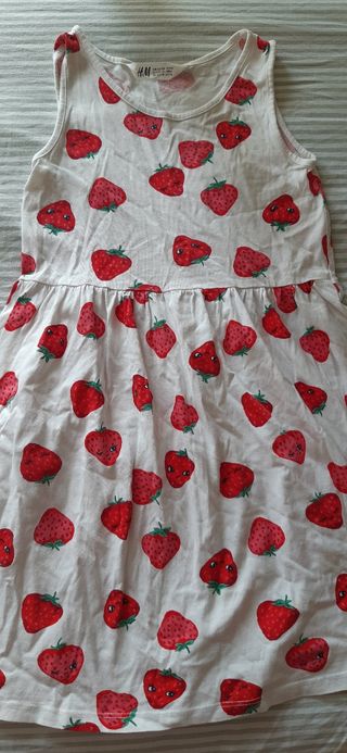 Lote de 7 piezas, ropa niña T6-7 verano