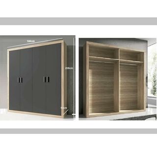 Dormitorio de calidad en color cámbria-grafito.