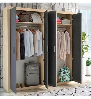 Dormitorio de calidad en color cámbria-grafito.