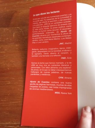 Libro 'Ajuste de cuentos'