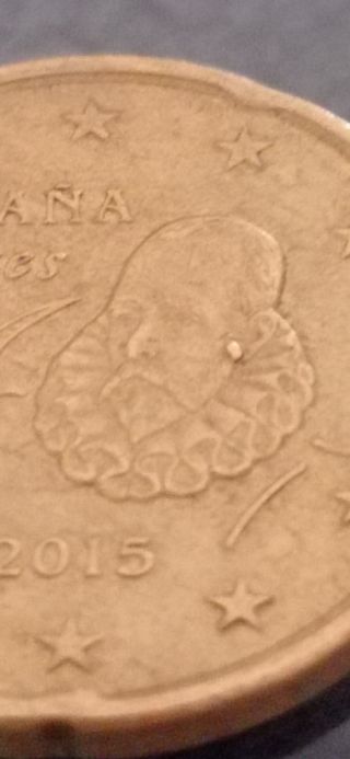 A111 - Error , 20 Centimos España 2015 .