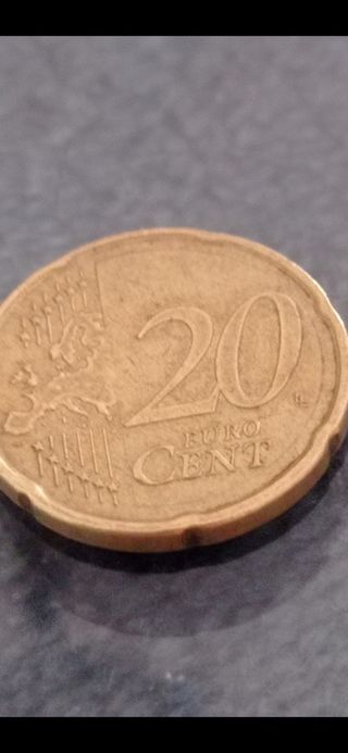 A111 - Error , 20 Centimos España 2015 .