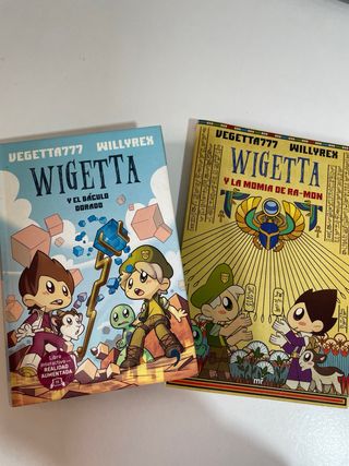 libros intercativos del youtuber Wigetta