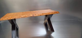 Mesa baja salón ,estilo industrial