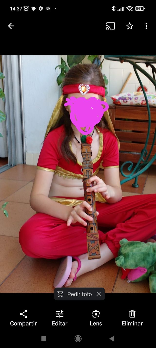 Disfraz de princesa árabe