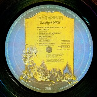 Varios vinilos y VHS IRON MAIDEN Killers / Live