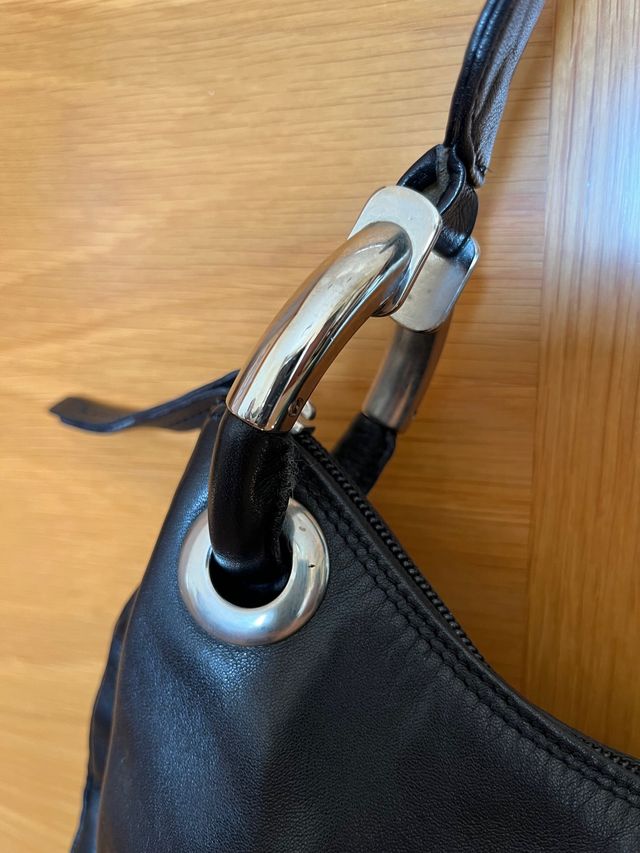 Bolso de hombro en piel de Vicosta