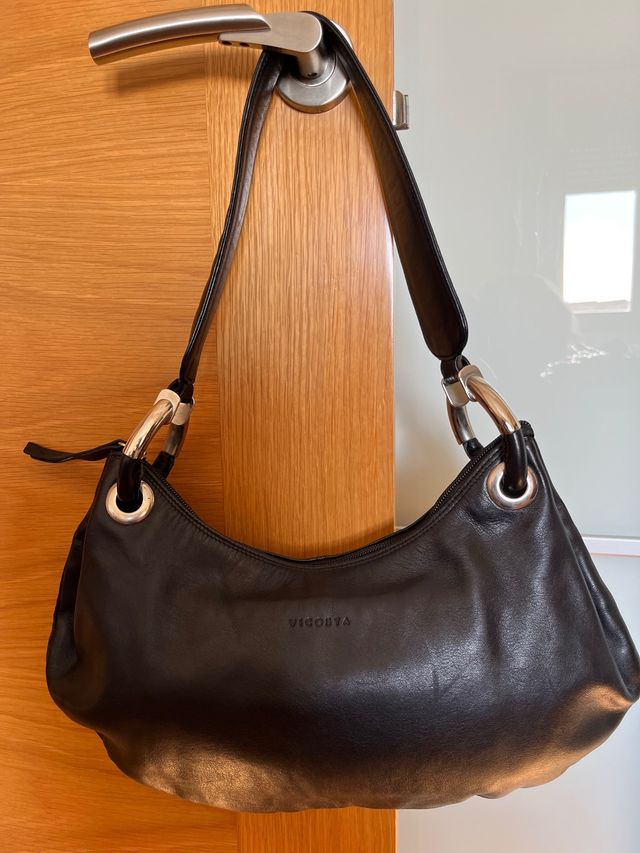 Bolso de hombro en piel de Vicosta