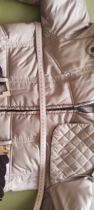 Chaquetón largo con cinturón