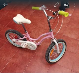 Bicicletta da bambina in rosa