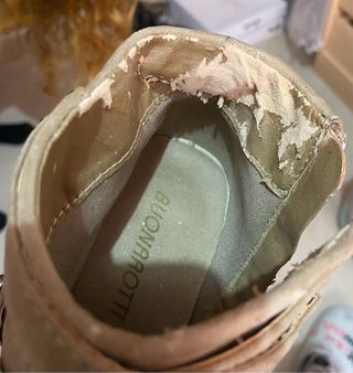 Botín marrón tacón aguja