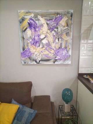 Cuadro texturas Abstracta