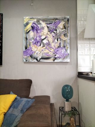 Cuadro texturas Abstracta