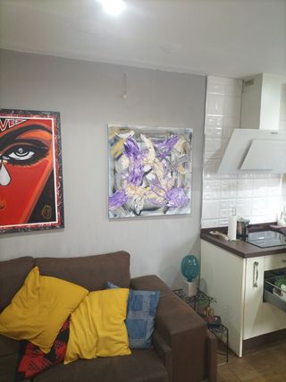 Cuadro texturas Abstracta