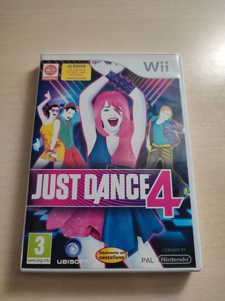 Juego wii Just dance 4