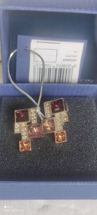 Pendientes Swarovski plata sin estrenar.