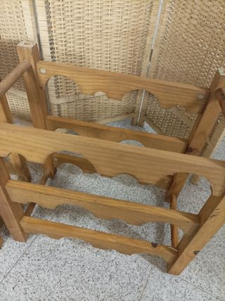 Botellero de madera