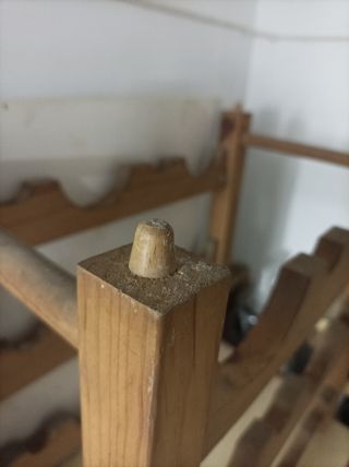 Botellero de madera