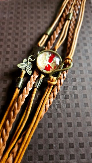 Pulsera de piel
