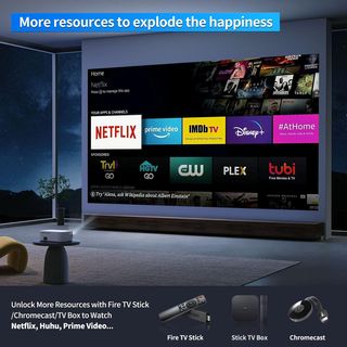 Proiettore WiFi Bluetooth iOS/Android/Stick/PS5