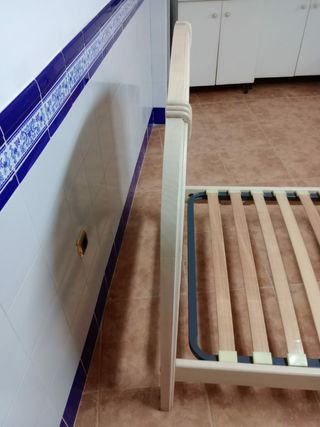 Cama madera maciza 90 + somier