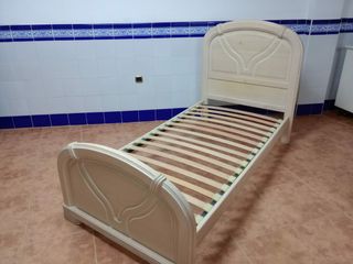 Cama madera maciza 90 + somier