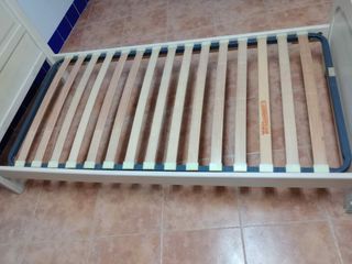 Cama madera maciza 90 + somier