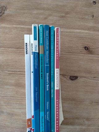 Lote libros de inglés