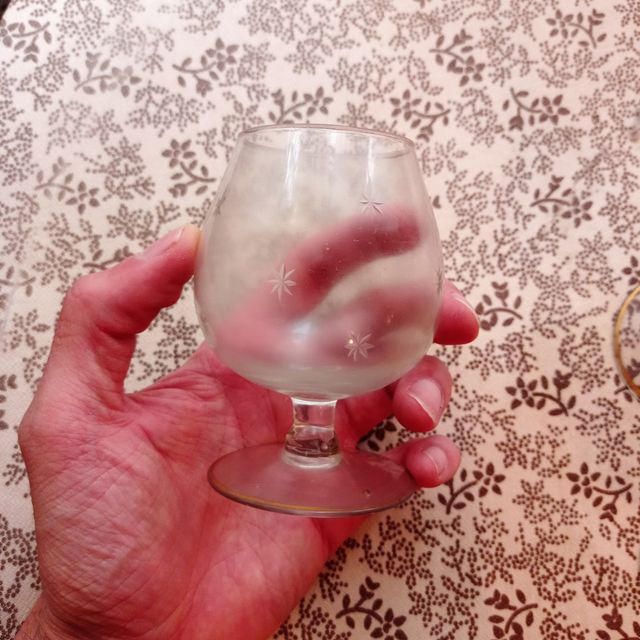 Conjunto 6 copas de coñac