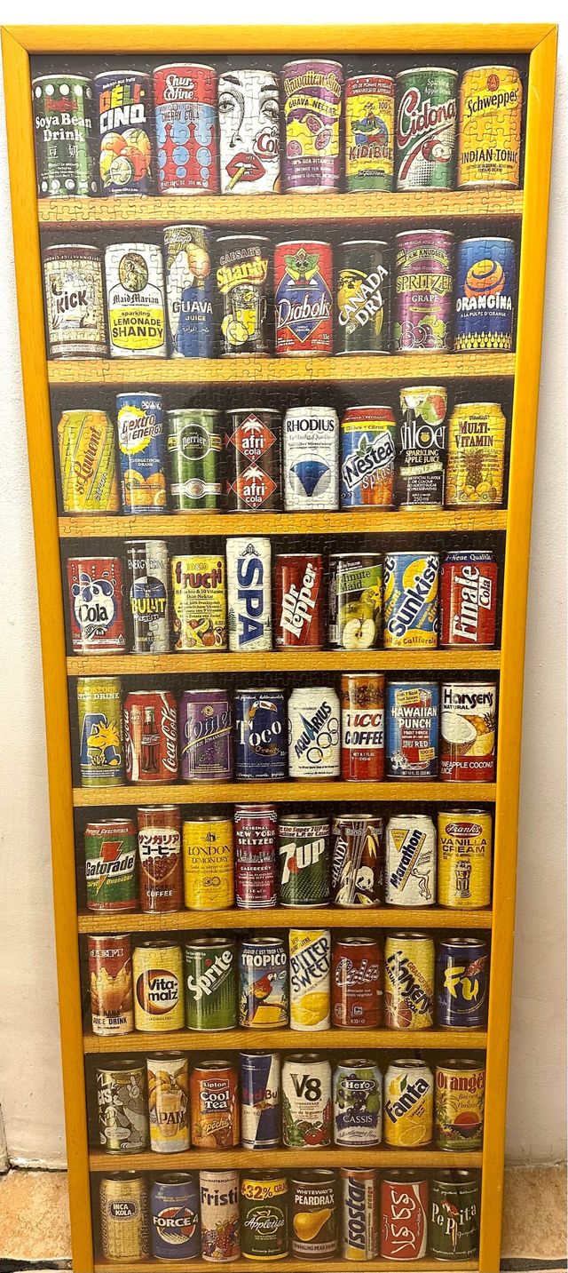 Puzle botes refresco