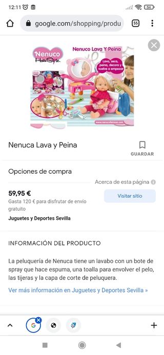 Set peluquería Nenuco