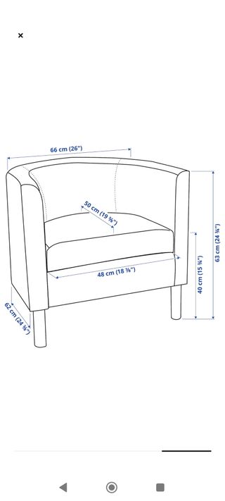 Sillón una plaza IKEA