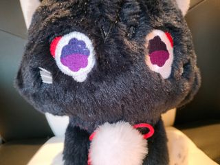 Peluche scaramouche genshin impact gato