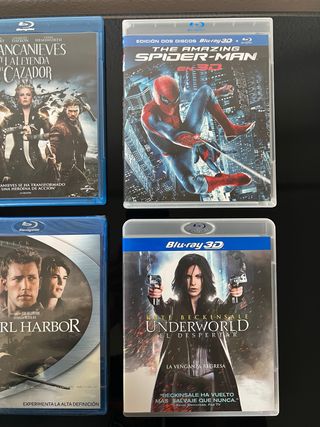 Blue Ray Dvd’s y Blue Ray 3D
