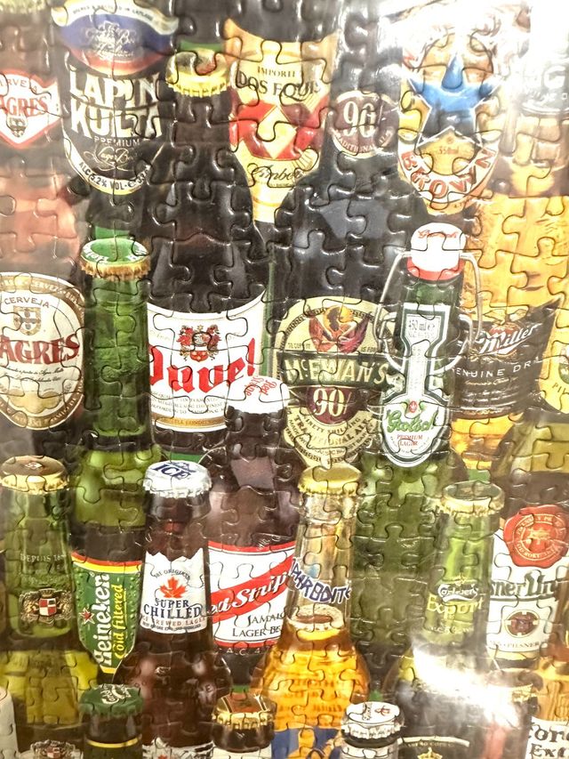 Puzle botellas cerveza
