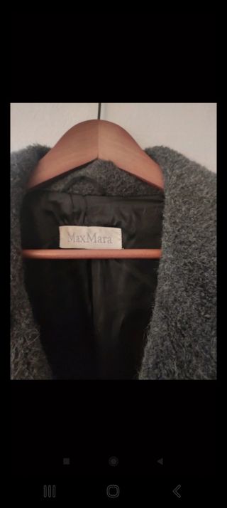 Abrigo oversize lana alpaca Max mara