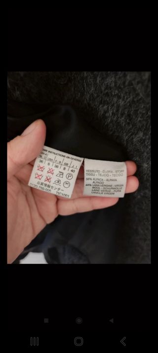 Abrigo oversize lana alpaca Max mara