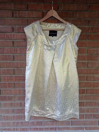 Vestido dorado de fiesta