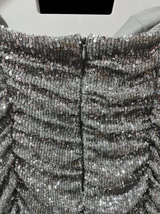 Vestido mini de lentejuelas fiesta Zara