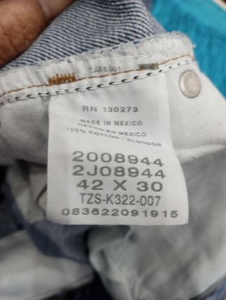 Pantalón Lee talla grande hombre