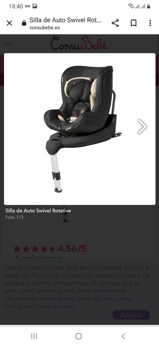 Silla coche niños isofix