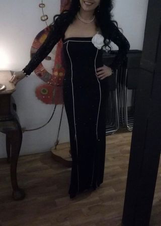 Vestido Evento Fiesta Boda Corte Sirena