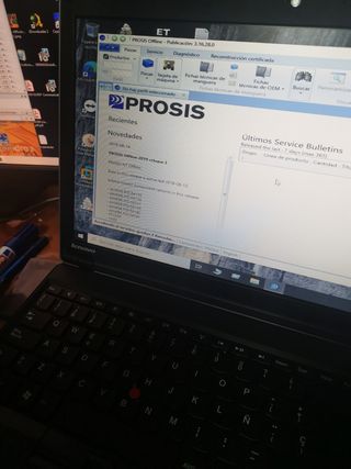 Portátil cat sis + Volvo Prosis + advisor