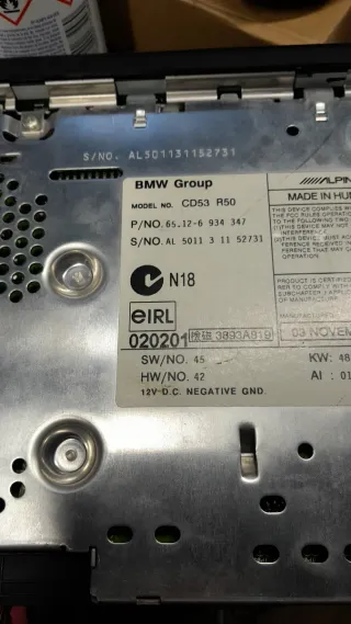 Radio original Mini R50