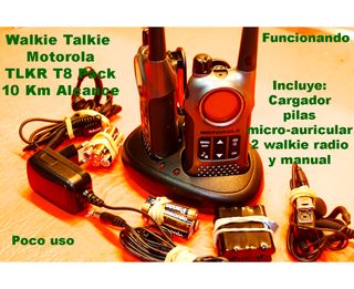 WALKIE-TALKIES MOTOROLA TLKR T8 PACK 10 KM ALCANCE