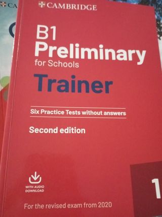 Cambridge B1 preliminar y for schools
