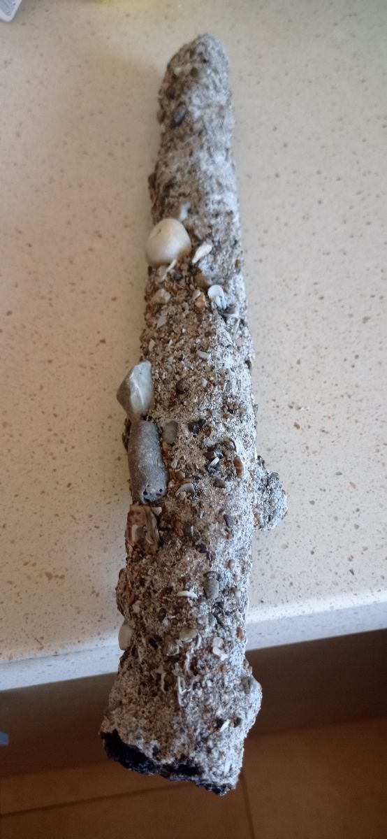 Fulgurita de rayo mineral roca