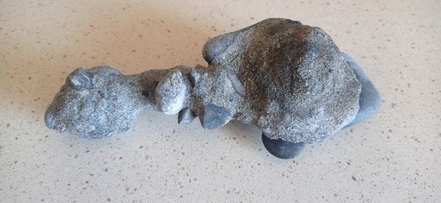 Fulgurita de rayo mineral roca