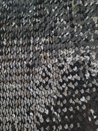 Falda negra de lentejuelas vintage